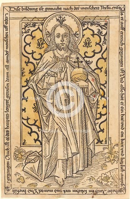 Christ as Salvator Mundi, c. 1470. Creator: Unknown.