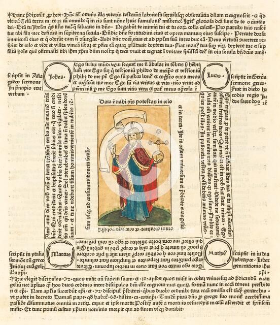 Christ as Salvator Mundi, c. 1475. Creator: Unknown.