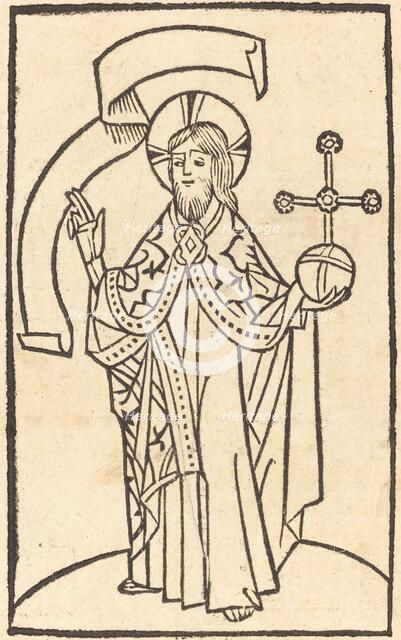 Christ as Salvator Mundi, c. 1475. Creator: Unknown.