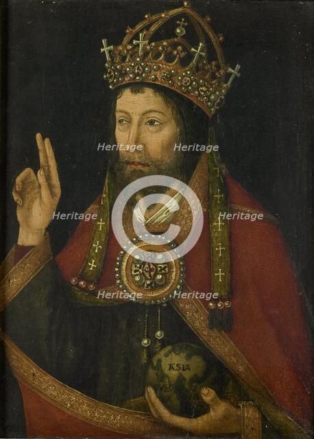 Christ as Salvator Mundi, c.1500. Creator: Anon.