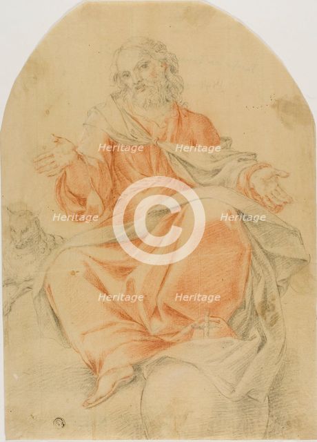 Christ as Salvator Mundi with Lamb, n.d. Creator: Jacopo Pontormo.