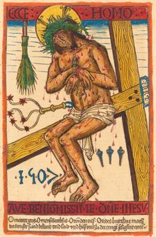 Christ as the Man of Sorrows, 1507. Creator: Unknown