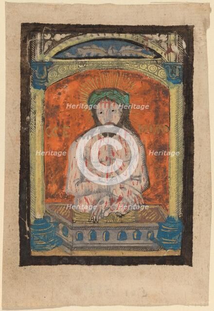Christ as the Man of Sorrows, 15th century. Creator: Unknown.