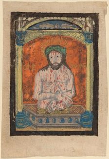 Christ as the Man of Sorrows, 15th century. Creator: Unknown