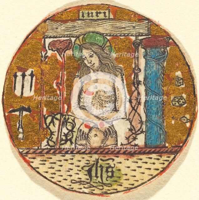 Christ as the Man of Sorrows, c. 1450/1460. Creator: Master E.S., Follower of.