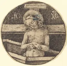 Christ as the Man of Sorrows, c. 1470/1480. Creator: Israhel van Meckenem