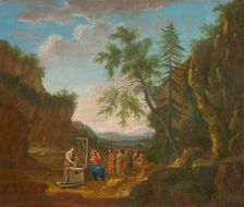 Christ by the Well, 1780-1800. Creator: Unknown