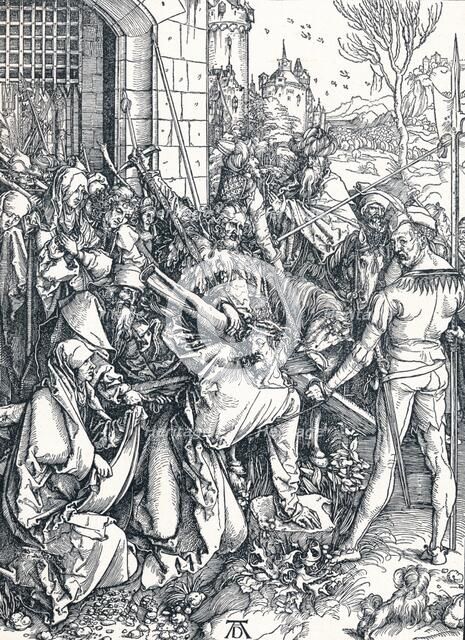 'Christ Bearing the Cross', 1498 (1906).  Artist: Albrecht Durer.