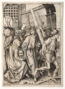 Christ Bearing the Cross. Creator: Martin Schongauer (German, c.1450-1491)
