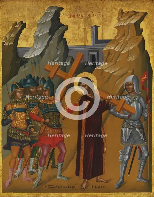 Christ Bearing the Cross. Creator: Nicholas Tzafouris.