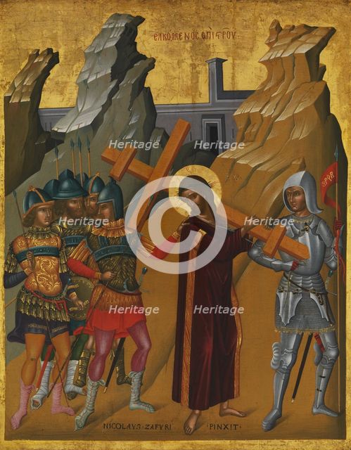 Christ Bearing the Cross. Creator: Nicholas Tzafouris.