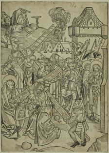 Christ Bearing the Cross, page 81, from the Treasury (Schatzbehalter), 1491. Creator: Michael Wolgemut