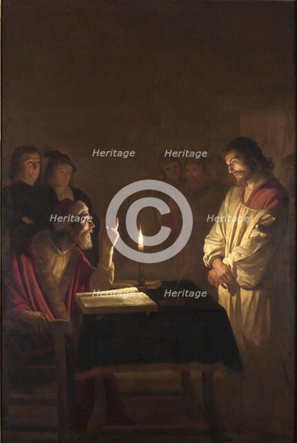Christ before the High Priest, c. 1617. Artist: Honthorst, Gerrit, van (1590-1656)