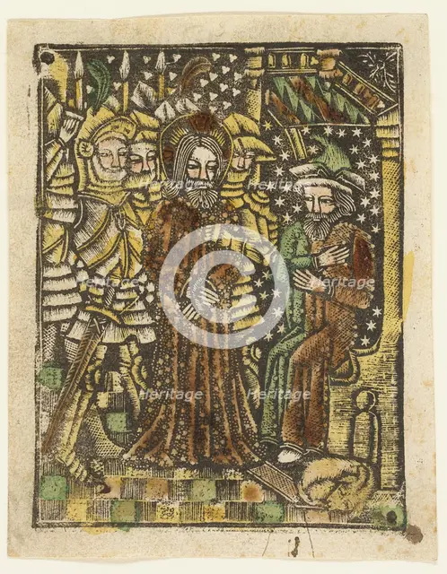 Christ before Annas, 1460-65. Creator: Unknown.