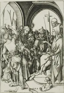Christ Before Annas, c. 1480. Creator: Martin Schongauer