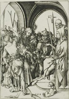 Christ Before Annas, c. 1480. Creator: Martin Schongauer