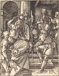 Christ before Annas, probably c. 1509/1510. Creator: Albrecht Durer