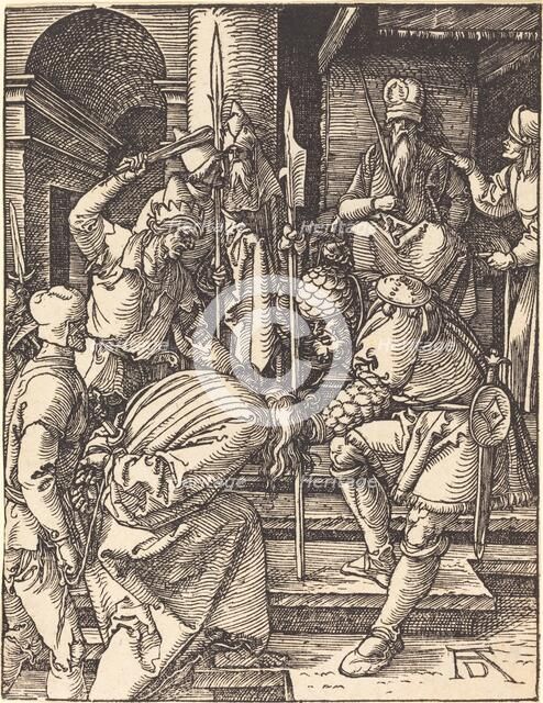 Christ before Annas, probably c. 1509/1510. Creator: Albrecht Durer.