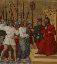 Christ Before Caiaphas, 1470-1475. Creator: Antonio della Corna