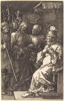 Christ before Caiaphas, 1512. Creator: Albrecht Durer