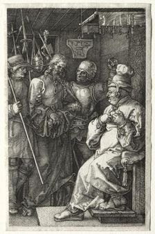 Christ before Caiaphas, 1512. Creator: Albrecht Dürer (German, 1471-1528)
