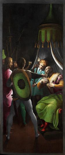 Christ before Caiaphas. Creator: Campi, Antonio (around 1522-1587)