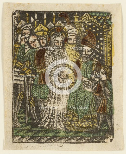 Christ before Pilate, 1460-65. Creator: Unknown.