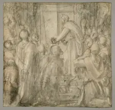 Christ before Pilate, 1522/23. Creator: Jacopo Pontormo