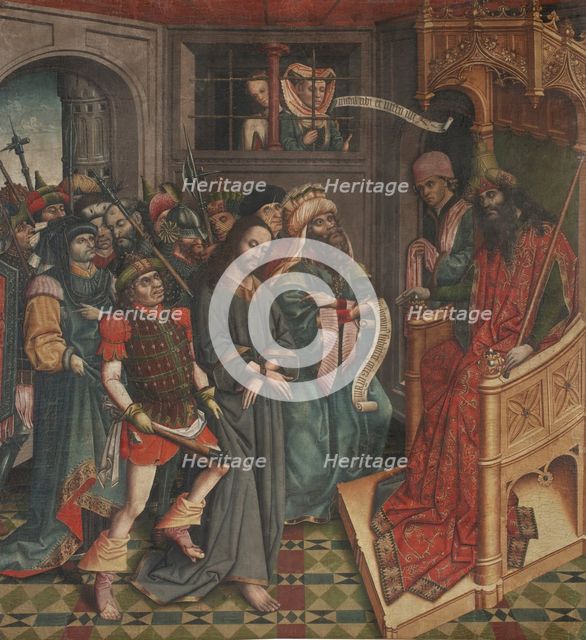 Christ before Pilate, 15th century. Creator: Nicolás Francés.