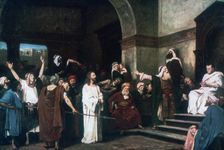 Christ before Pilate 1881. Artist: Mihaly Munkacsy