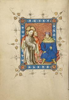 Christ before Pilate; Book of Hours, about 1405-1410. Creator: Masters of Dirc van Delf