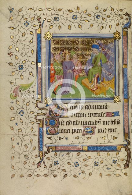 Christ before Pilate; Book of Hours, about 1400-1410. Creator: Unknown.