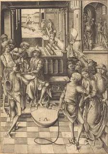 Christ before Pilate, c. 1480. Creator: Israhel van Meckenem