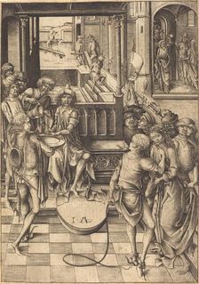 Christ before Pilate, c. 1480. Creator: Israhel van Meckenem