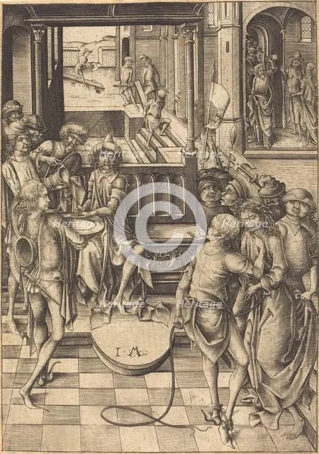 Christ before Pilate, c. 1480. Creator: Israhel van Meckenem.