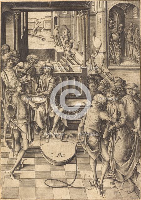 Christ before Pilate, c. 1480. Creator: Israhel van Meckenem.