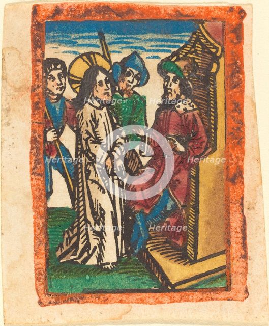 Christ before Pilate, c. 1490/1500. Creator: Unknown.