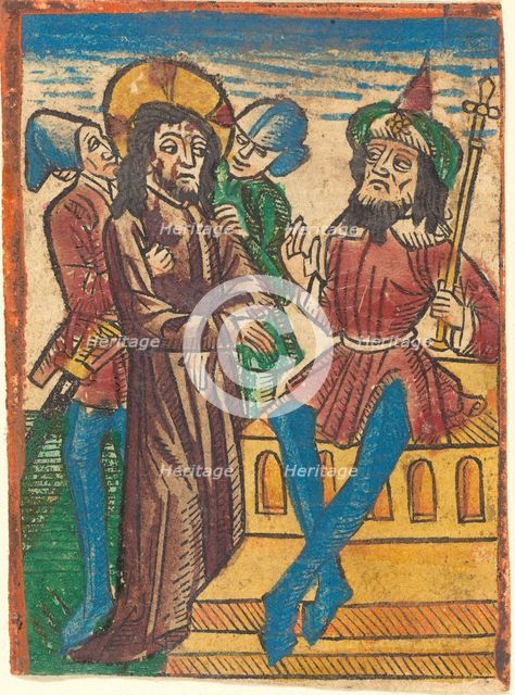 Christ before Pilate, c. 1490. Creator: Unknown.