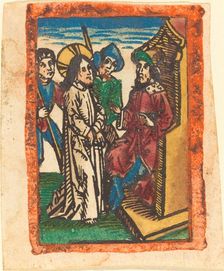 Christ before Pilate, c. 1490/1500. Creator: Unknown
