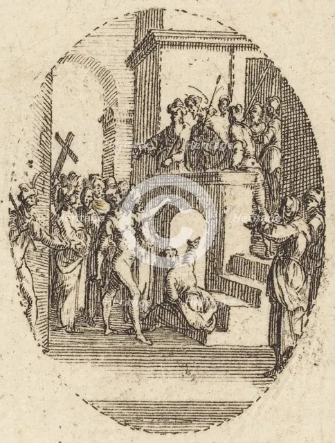 Christ before Pilate, c. 1631. Creator: Jacques Callot.