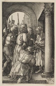 Christ before Pilate, from The Passion, 1512. Creator: Albrecht Durer