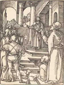 Christ before Pilate, probably c. 1509/1510. Creator: Albrecht Durer