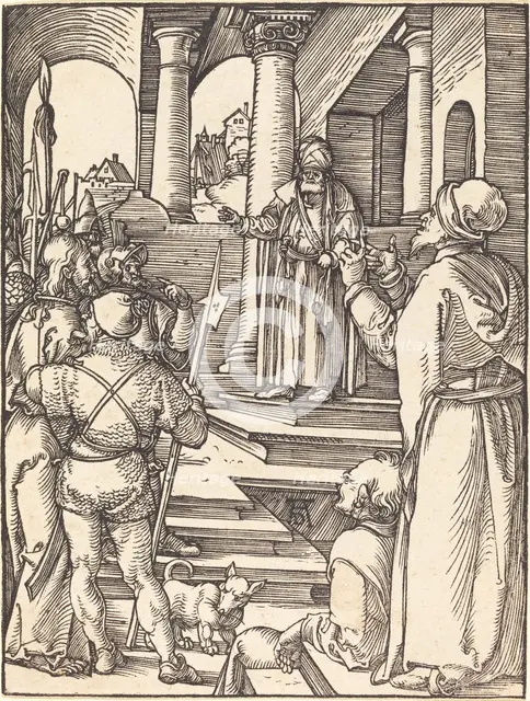 Christ before Pilate, probably c. 1509/1510. Creator: Albrecht Durer.