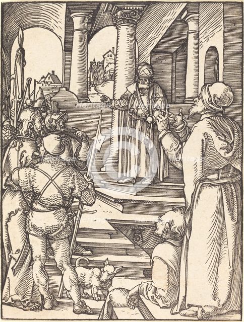 Christ before Pilate, probably c. 1509/1510. Creator: Albrecht Durer.