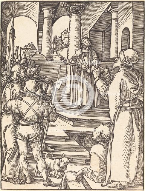 Christ before Pilate, probably c. 1509/1510. Creator: Albrecht Durer.