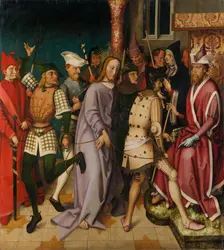 Christ before Pontius Pilate, 1501. Creators: Hans Holbein the Elder, Jesus Christ