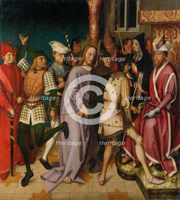 Christ before Pontius Pilate, 1501. Creators: Hans Holbein the Elder, Jesus Christ.