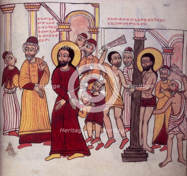 Christ being led to his crucifixion, and Christ being scourged, 1756. Creator: Unknown.