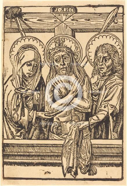 Christ between Maria and John, 1480/1500. Creator: Unknown.