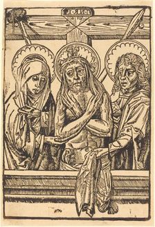 Christ between Maria and John, 1480/1500. Creator: Unknown